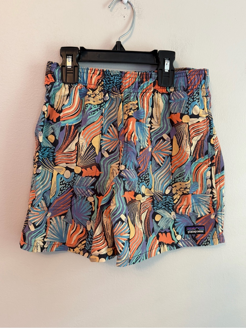 Patagonia Multicolor Abstract Pattern Swim Trunks